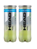 HEAD | Padel PRO+ Balls | 2 x Tubes of 3