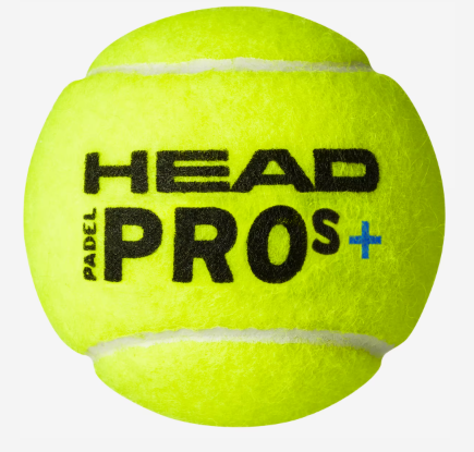 HEAD Padel PRO+ Balls (tube of 3)