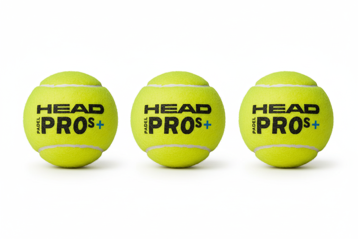 HEAD Padel PRO+ Balls (tube of 3)